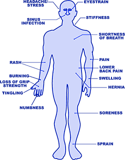 Body Part Injury Chart