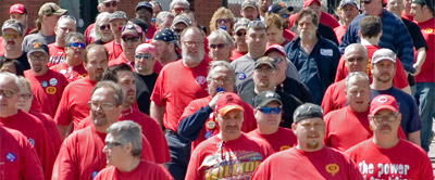 UE Local 506 members and retirees rally in Erie
