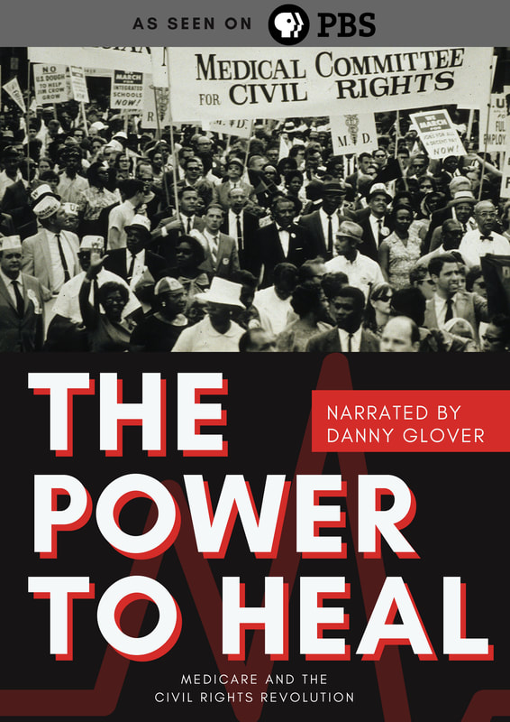  The Power to Heal (with black and white photo of civil rights march with banner of the Medical Committee for Human Rights)