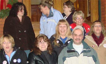 Second group celebrates winning a real voice on the job