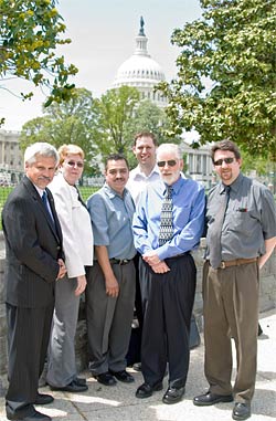 The UE Delegation pushing for the Employee Free Choice Act in Washington.